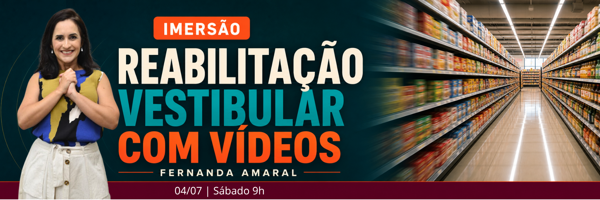 Imersão Reabilitação Vestibular com Vídeos, com Fernanda Amaral